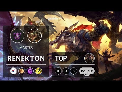 Renekton Top vs Kled - KR Master Patch 9.13