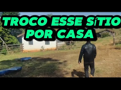 Sítio pra troca em casa em Maringá PR 7  alqueires 750 mil reais fica em Pinhalão PR 
