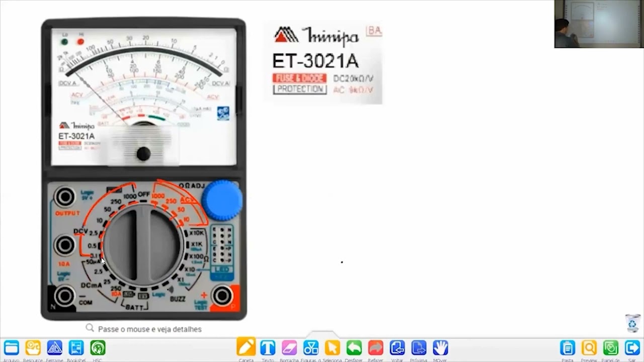 Aula 1  Multimetro Analogico  Parte 1