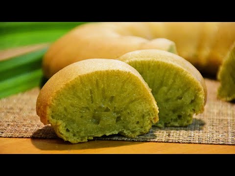 Pandan Honeycomb Cake