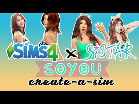 THE SIMS 4 x SISTAR(씨스타) - Soyou/Soyu(소유) | Create-A-Sim