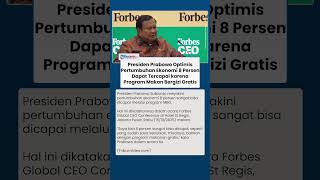 Prabowo Optimis Pertumbuhan Ekonomi 8 Persen Bisa Tercapai dengan Adanya Program MBG
