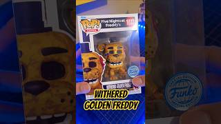 Funko Pop Withered Golden Freddy unboxing Five Nights at Freddy's #funkopop #funko #fnaf