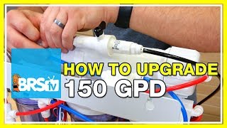 How to Install a 150 GPD Water Saver Upgrade Kit on your RO/DI System - BRStv How-To