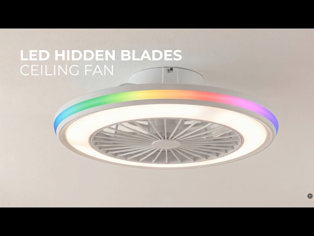 Deckenventilator InnovaGoods Nexory LED RGB 6 Stufen DC Motor Fernbedienung video