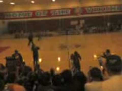 akon and colby odonis  @ monroe high