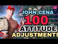 WWE - John Cena 100 Attitude Adjustments (AA)