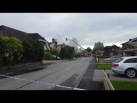 Brand på Leksandsgatan i Kumla