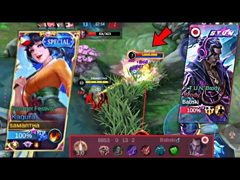 20 KILLS🔥HOW TO COUNTER BRODY USING KAGURA | MOBILE LEGENDS KAGURA GAMEPLAY 2021