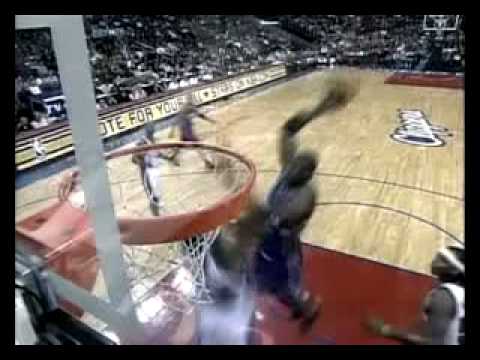 Amare Stoudemire baptises Michael Olowokandi (from every angle)