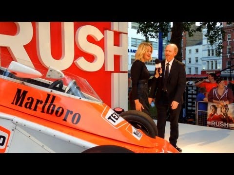 Ron Howard and Niki Lauda at the Rush World Movie Premiere