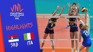 Download lagu SERBIA vs. ITALY -  Highlights Women | Week 2 | Volleyball Nations League 2019 mp3