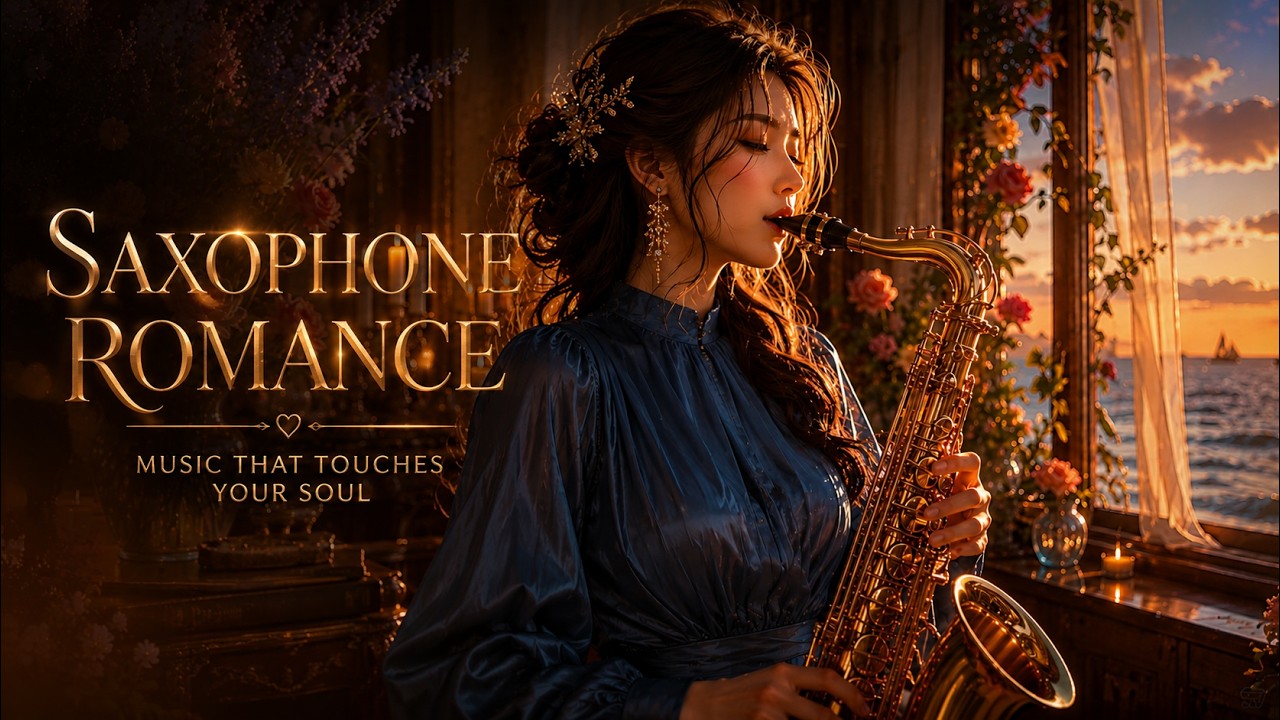 Golden Hour Romance 🎷 Relaxing Saxophone, Piano & Violin Love Instrumentals