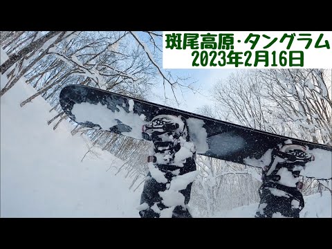 一部始終 斑尾高原 タングラム 2023.2.16