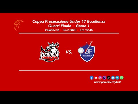 Highlights U17 Ecc.  2022-23 - QUARTI DI FINALE COPPA PROS. - Gm1 - Perugia Bk vs. Janus Bk Fabriano