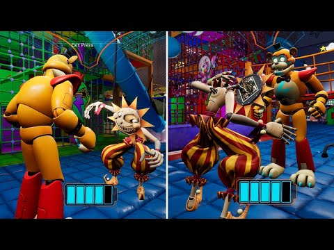 What if you hide inside Freddy with Sun chasing you? - Five Nights at Freddy's: Security Breach