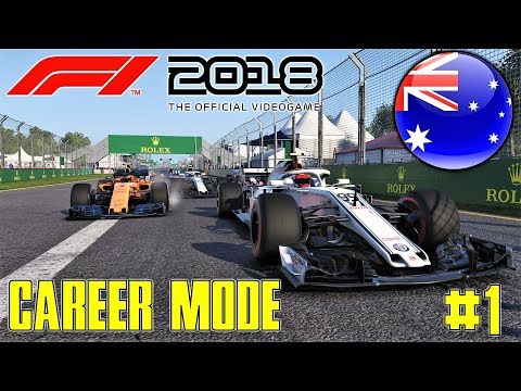 F1 2018 Career Mode Part 1 | The Season Begins | Australia