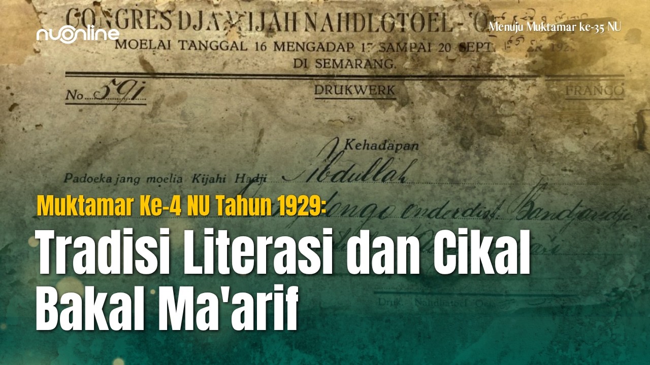 Tonggak Ekspansi dan Keputusan Penting Muktamar Ke-4 NU di Semarang