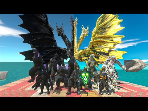 1vs1 KAIJU MONSTER VS DARK Itself - Animal Revolt Battle Simulator