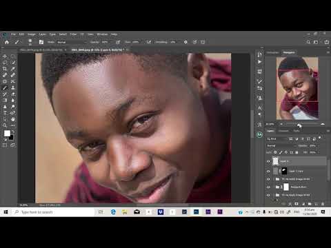 How i create details in the eyes #photoshop2