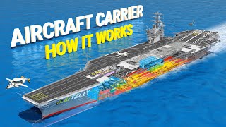 How Aircraft Carrier Works? US Nuclear Power Ship Nimitz Class #ship
