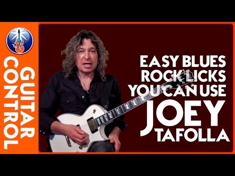Easy Blues Rock Licks You Can Use - Joey Tafolla Guitar Lesson