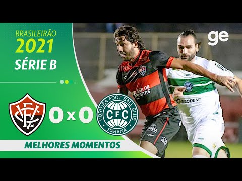 VITÓRIA 0 X 0 CORITIBA | MELHORES MOMENTOS | 25ª RODADA SÉRIE B 2021 | ge.globo
