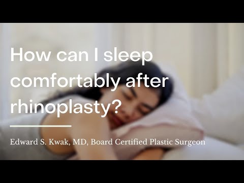 1st YouTube video about how long after rhinoplasty can i sleep on my side