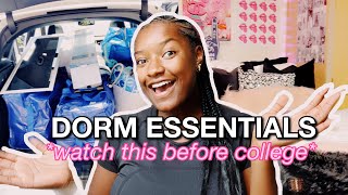 what you ACTUALLY need to bring to college (dorm essentials)