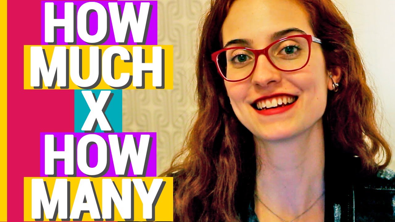 AS DIFERENÇAS ENTRE HOW MUCH X HOW MANY