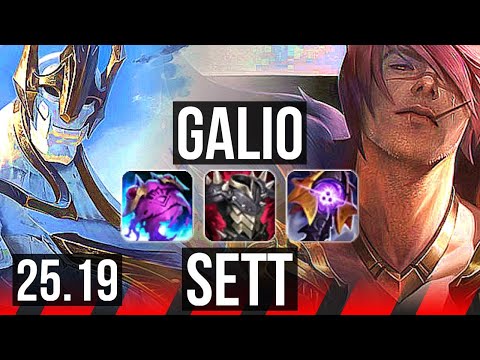 GALIO vs SETT (TOP) | 7/2/26, Godlike, 32k DMG | EUW Diamond | 25.19