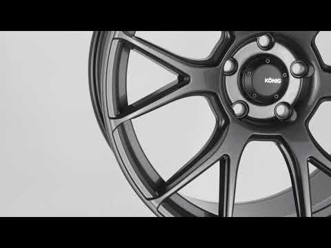 Ampliform - Dark Metallic Graphite (Profile B) | Konig Wheels