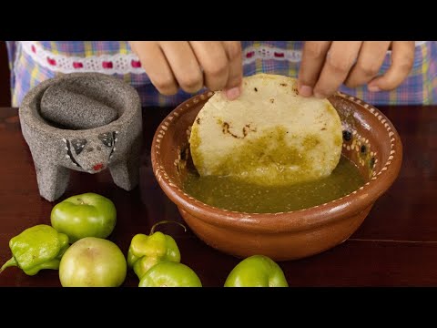 Enchiladas Verdes con frijol