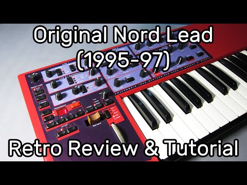 Nord Lead 49-Key 4-Voice Polyphonic Synthesizer 1995 - 1997 - Red image 9