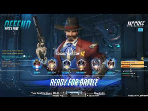 Overwatch Surefour Playing Insane Game As Mccree & Genji -SureDaddy is Back -