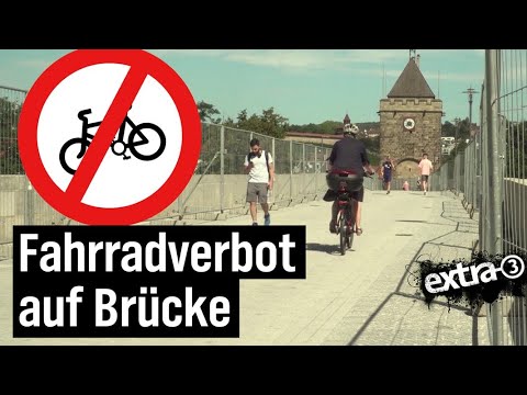 Realer Irrsinn: Teuer sanierte Brücke in Esslingen für Radfahrer gesperrt | extra 3 | NDR