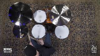 Video thumbnail for Meinl 20" Byzance Brilliant Heavy Hammered Crash Cymbal - 2129g (B20HHC-B-1110219K) by Memphis Drum Shop