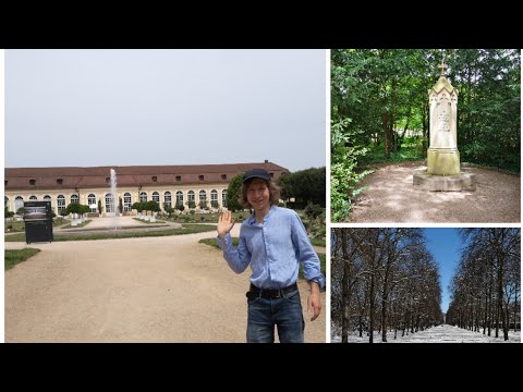 ANSBACH. Full tour through the "Hofgarten" residence park of the town. (Germany)