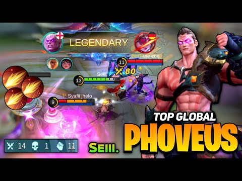 Legendary Gameplay Offlane Phoveus [ Top Global Phoveus Best Build 2021 ] By Seiii.- Mobile Legends