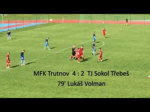 U19 Gólové akce, MFK Trutnov 4:2 TJ Sokol Třebeš, 18.5.2019