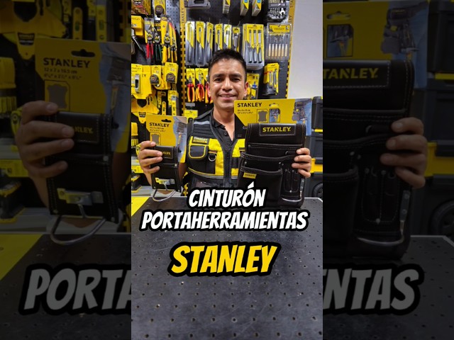 Vídeo relacionado con STANLEY Cinturón Portaherramientas de Nylon, Bolsa Resistente 600X600 Denier, Múltiples Compartimentos, Anillo Portamartillo, Acolchado Trasero, 1-96-181