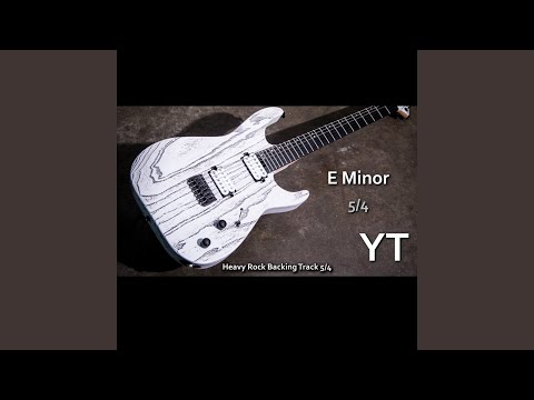 5/4 Heavy Rock Backing Track
