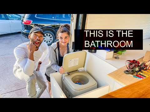 VAN BUILD / Building a Toilet Bench Seat in our T1N Sprinter Conversion