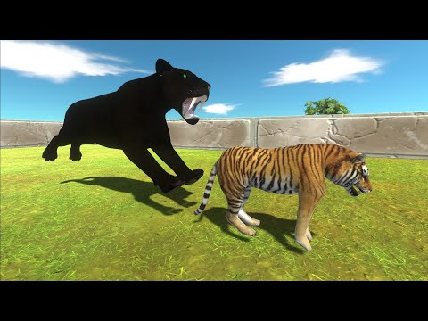 Escape from Sabretooth Black Panther - Animal Revolt Battle Simulator