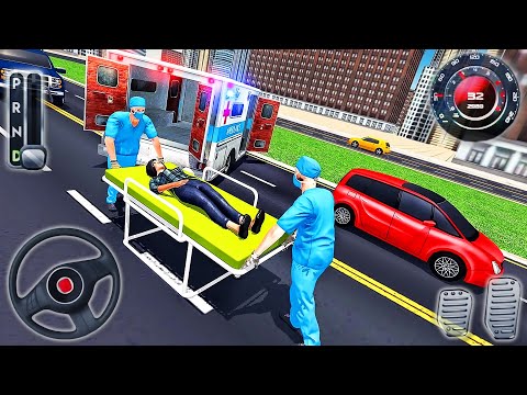 City Ambulance Rescue Simulator 2020 - Squad-Red Cross Truck Driver - Android GamePlay