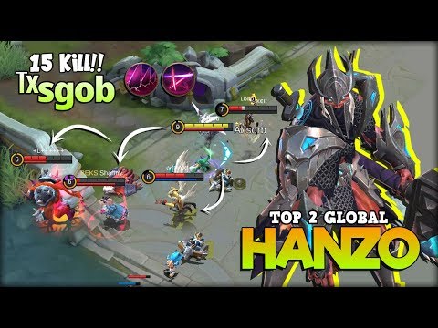 Maniac Undead King! Crazy Jutsu Combo! ᵀˣsgob Top 2 Global Hanzo ~ Mobile Legends
