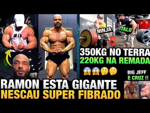 RAMON GIGANTE NO PUMP - 350KG NO TERRA (NINJA E ITALO) - NESCAU ESTÁ ABSURDO + MESAQUE E MAIS