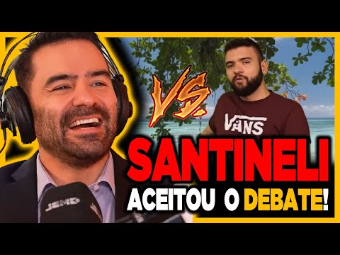 Arthur do Val RESPONDS TO TIAGO SANTINELI and accepts DEBATE with HIM