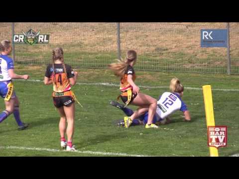 2017 Canberra RL   Round 13 LLT Highlights   Goulburn Workers Bulldogs Vs  Bungendore Tigrettes