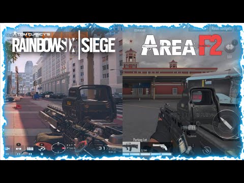 RAINBOW SIX SIEGE vs AREA F2 COMPARISON - BlueFox